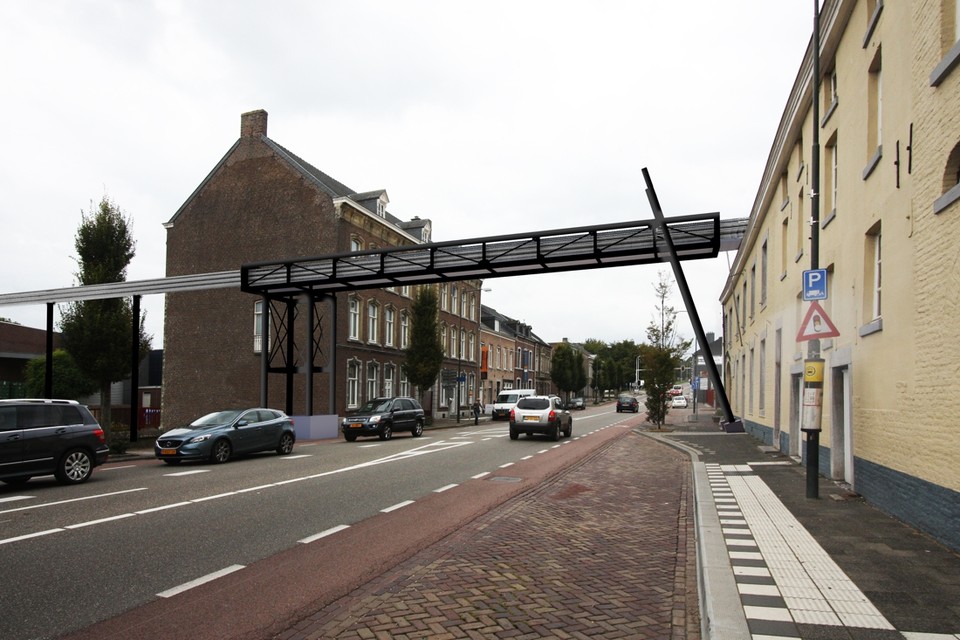 Een impressie van de toekomstige bierbrug over de Rijksweg. 