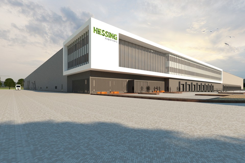 De fabriek van Hessing Supervers in Venlo is momenteel in aanbouw. 