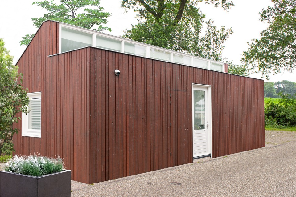Een tiny house voor ex-daklozen, waarvan er volgend voorjaar acht in Maastricht komen. 