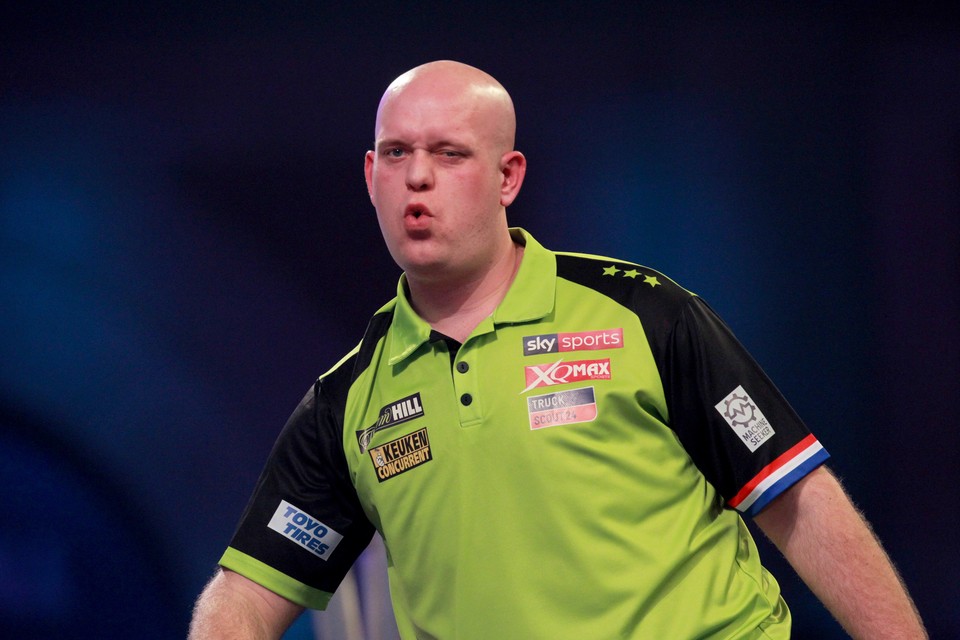 Michael van Gerwen (archiefbeeld) 