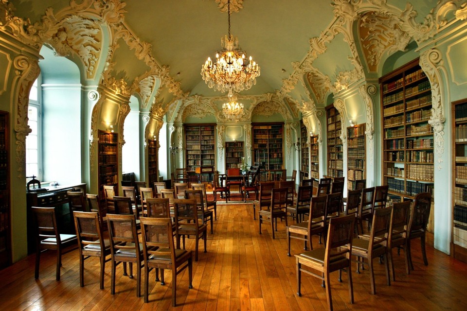 De bibliotheek van Rolduc. 
