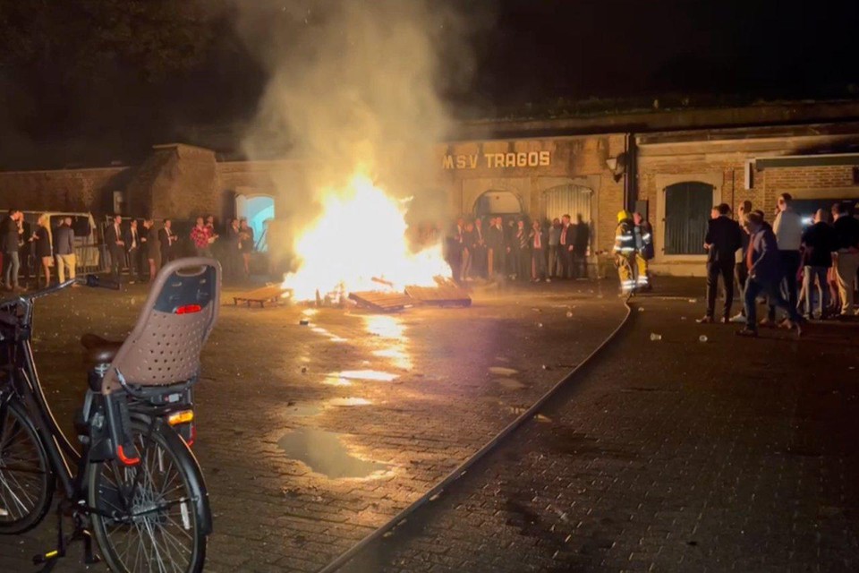 De brand bij studentenvereniging Tragos 