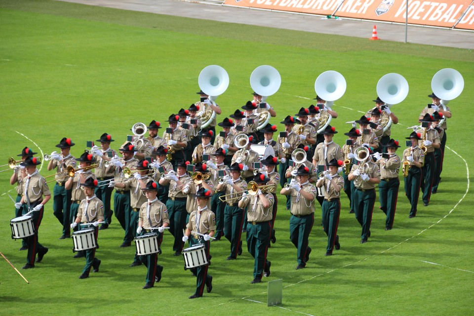 De Maastrichtse Verkennersband, één van de korpsen die 25 september meedoet met de jubileumviering. 