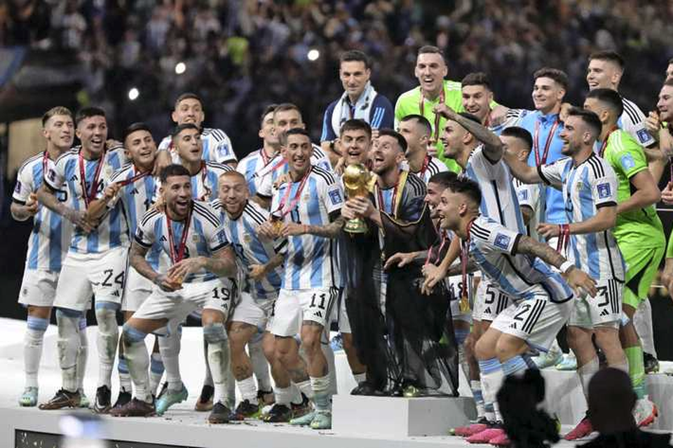 Argentinië werd zondag wereldkampioen in Qatar.