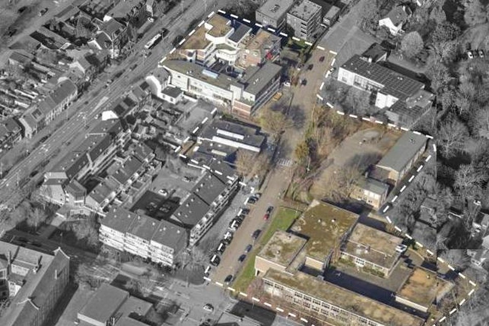 Het gebied waar de nieuwe woonwijk Steegpark gaat komen.