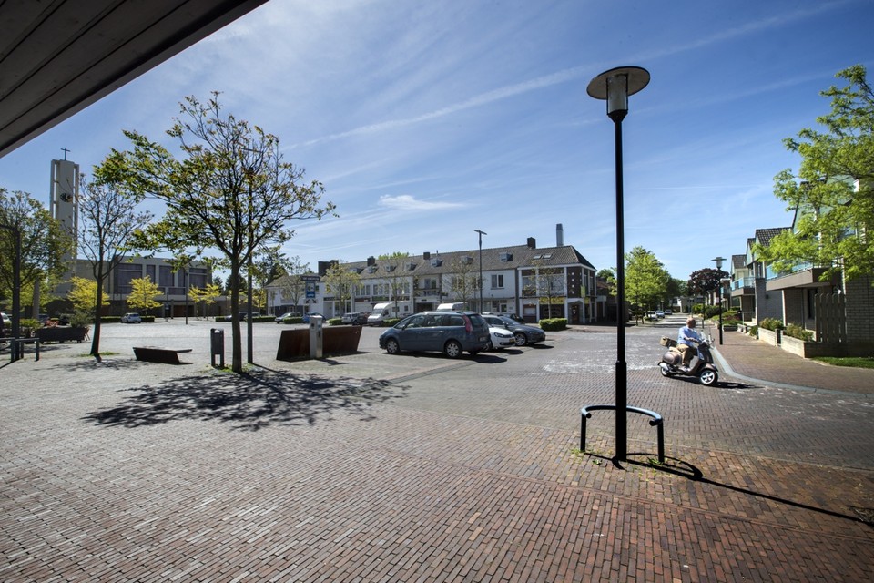 Het Sint Agnesplein in Bunde. 