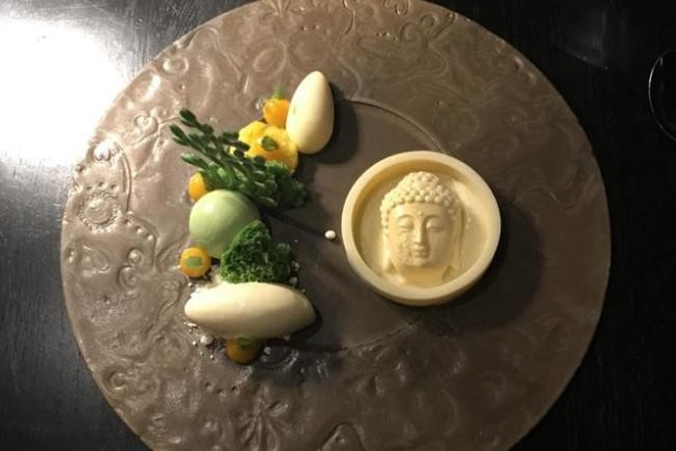Buddha dessert bij Novo. 