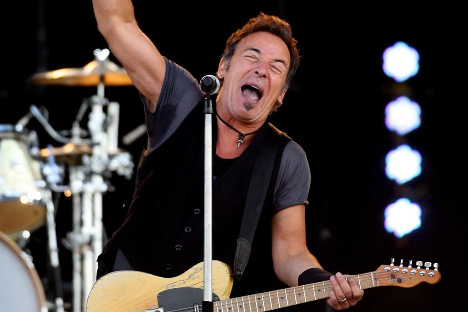 Bruce Springsteen op Pinkpop in 2009. 