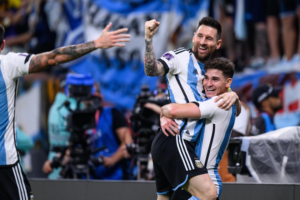 Lionel Messi was ook in de achtste finale van groot belang voor Argentinië. 