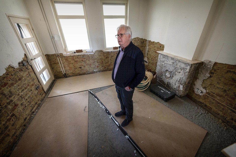 Jan Slaghekke betreurt niet alleen de schade aan zijn huis aan 