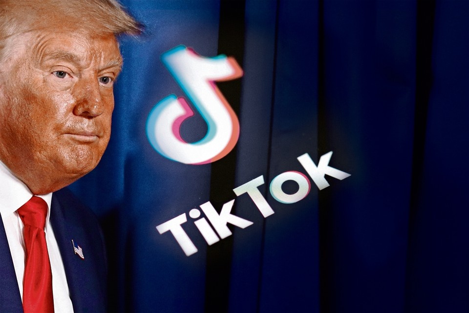 President Donald Trump wil de Chinese app TikTok in de Verenigde Staten verbieden. 