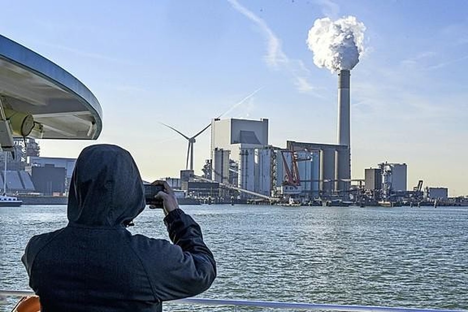 Kolencentrale van het Duitse energiebedrijf Uniper in Rotterdam. 