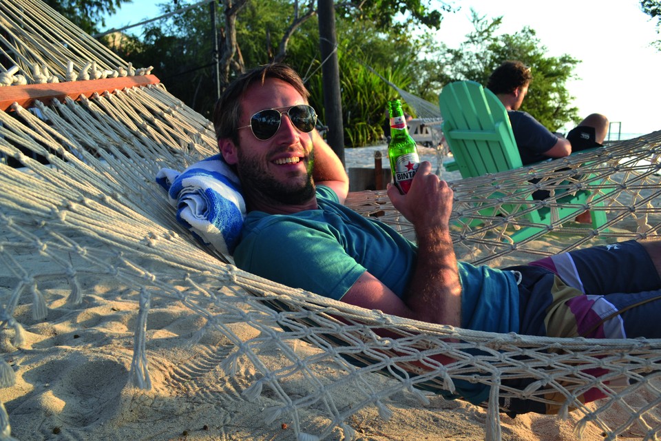 Dennis is in de twaalf jaar dat hij in Australië woont relaxter geworden, of zoals hij het zelf zegt: laidback. 