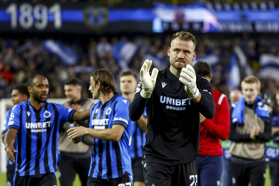 Doelman Simon Mignolet kent met Club Brugge een ongekende succesreeks in de Champions League. 