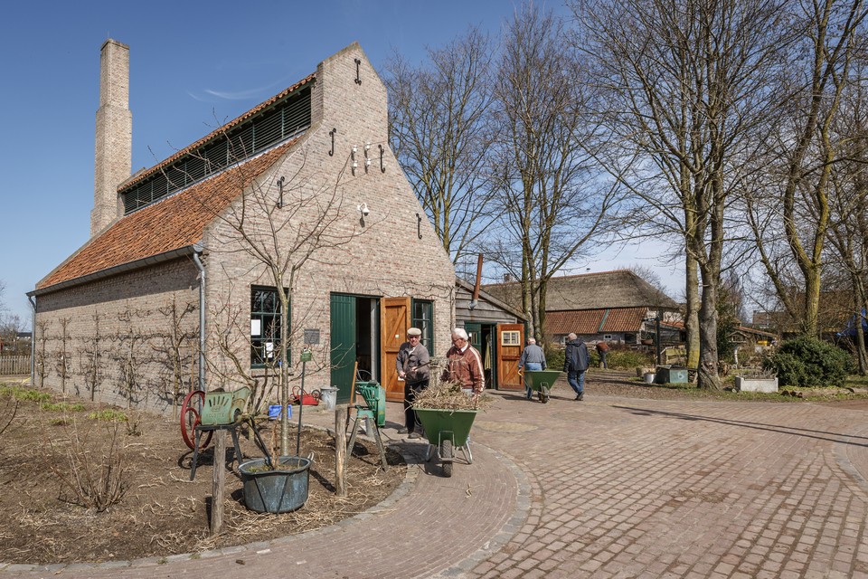De stroopfabriek van openluchtmuseum Eynderhoof in Nederweert-Eind. 