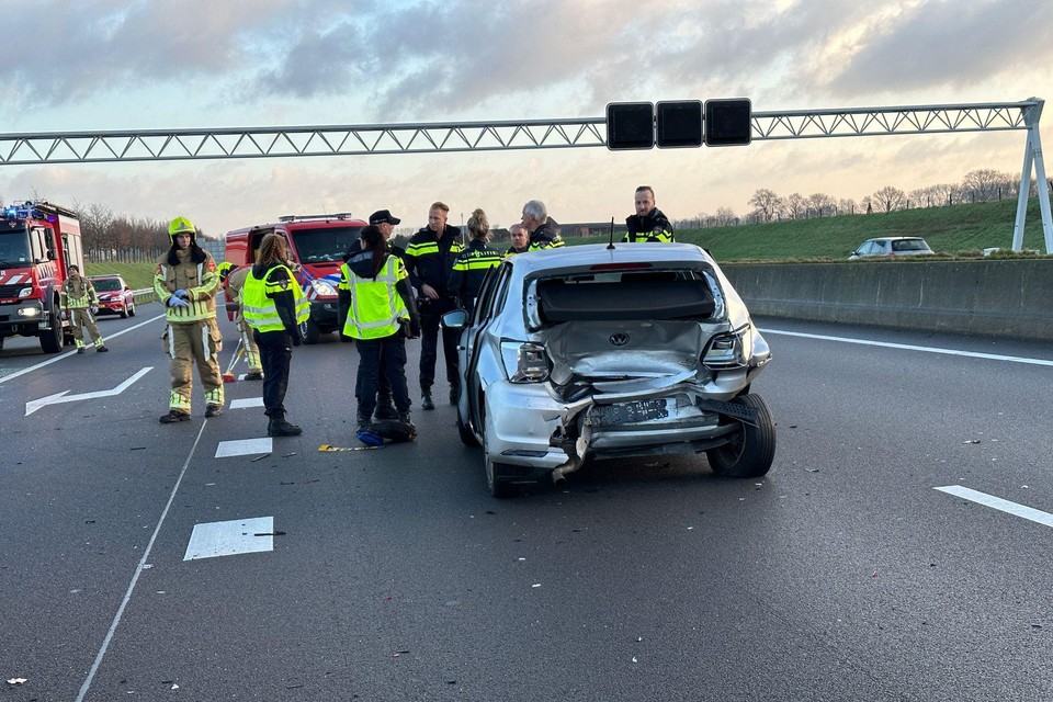 Ongeval bij Roermond op de A73