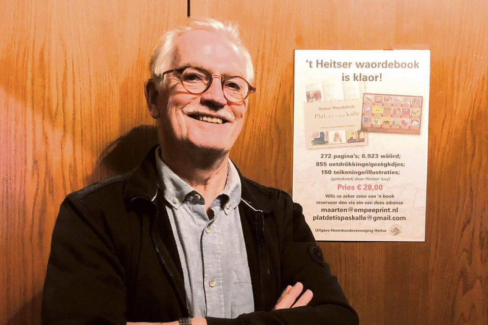 Initiatiefnemer van het Heitser woordenboek Maarten Peskens.