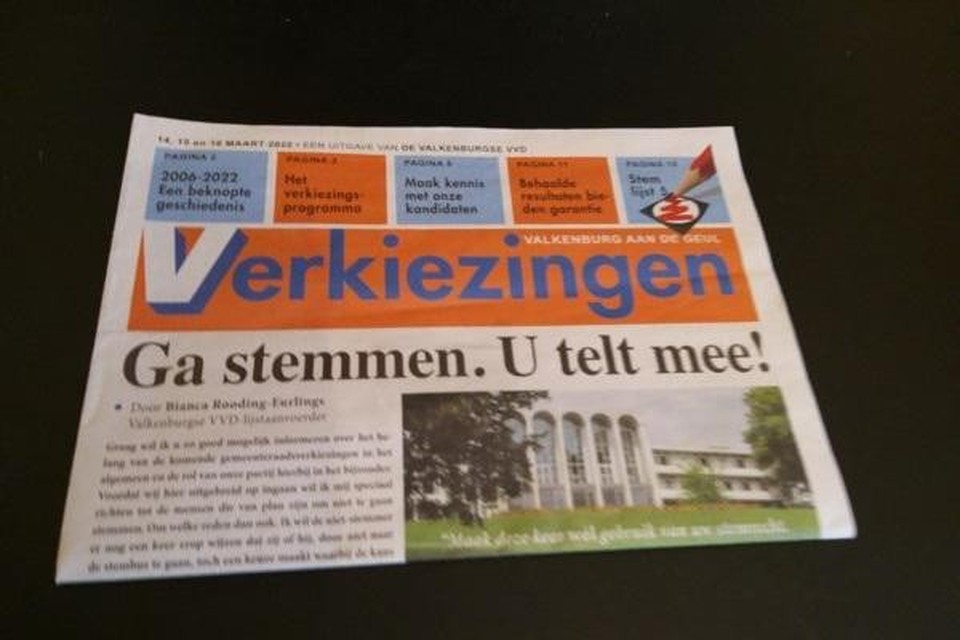 De verkiezingskrant van de VVD: wel of niet in brievenbussen met een nee-nee-sticker? 
