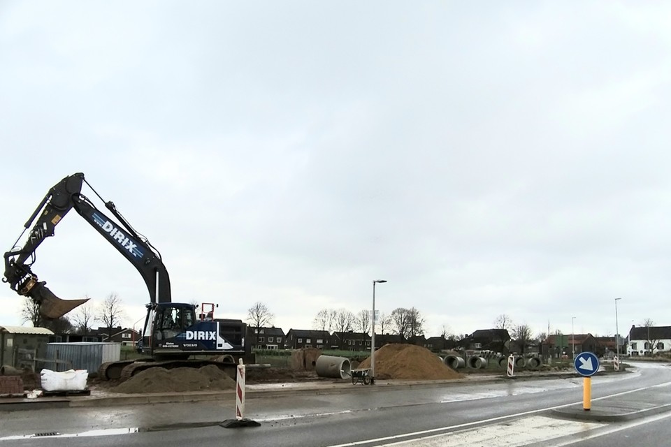 De aanleg van de nieuwe waterbuffer op de Rasberg is bijna klaar. 