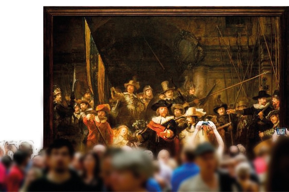 De Nachtwacht van Rembrandt. 