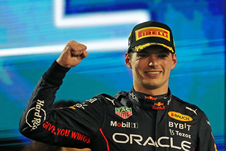 Max Verstappen in Abu Dhabi