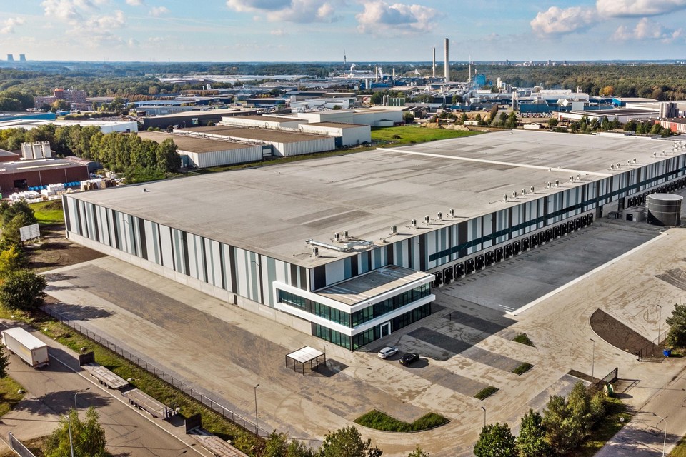 Het nieuwe distributiecentrum in Roermond. 