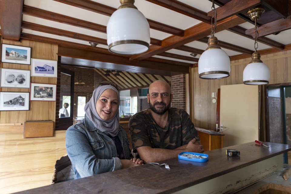Munzel en Marwa Al dabbur.