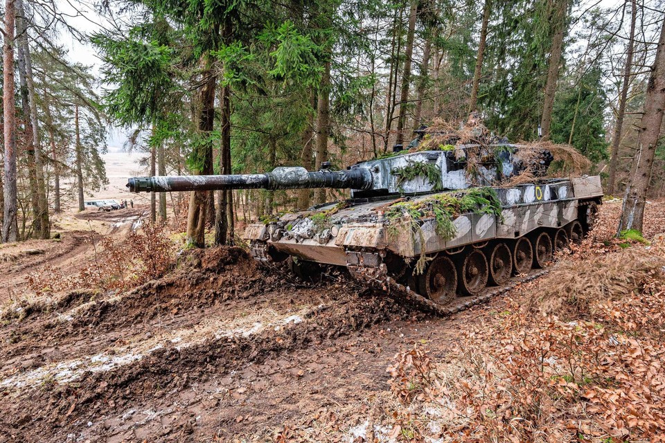 Een Leopard 2-tank