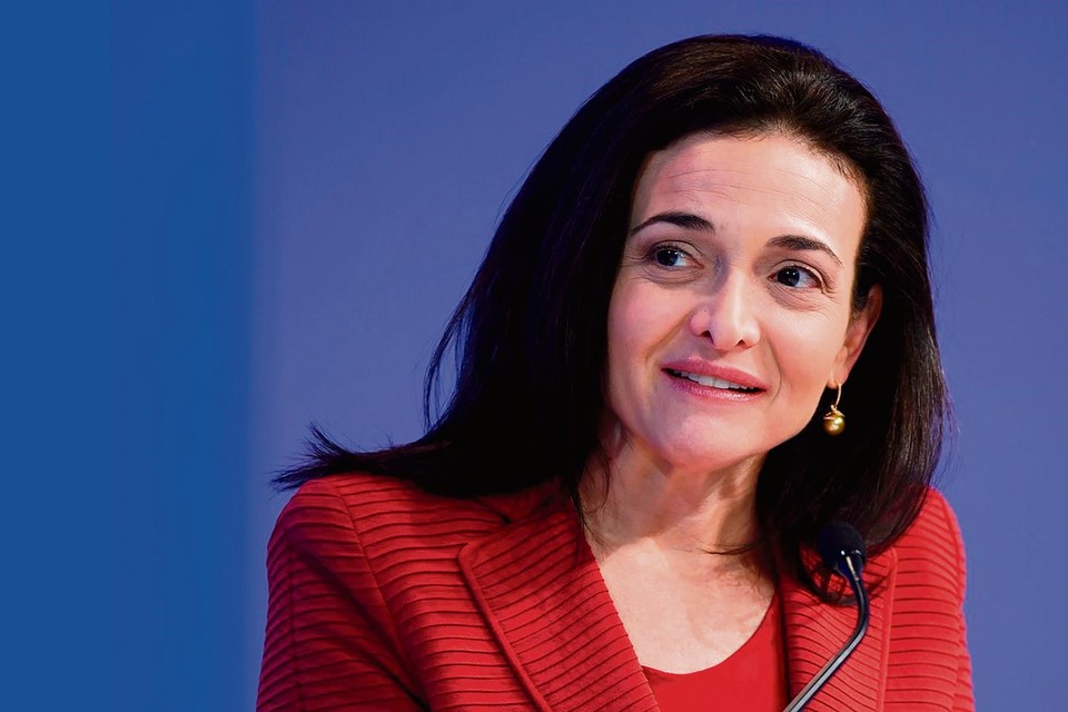 Sheryl Sandberg, scheidend topvrouw van Meta (Facebook) hier op het World Economic Forum van 2017. 