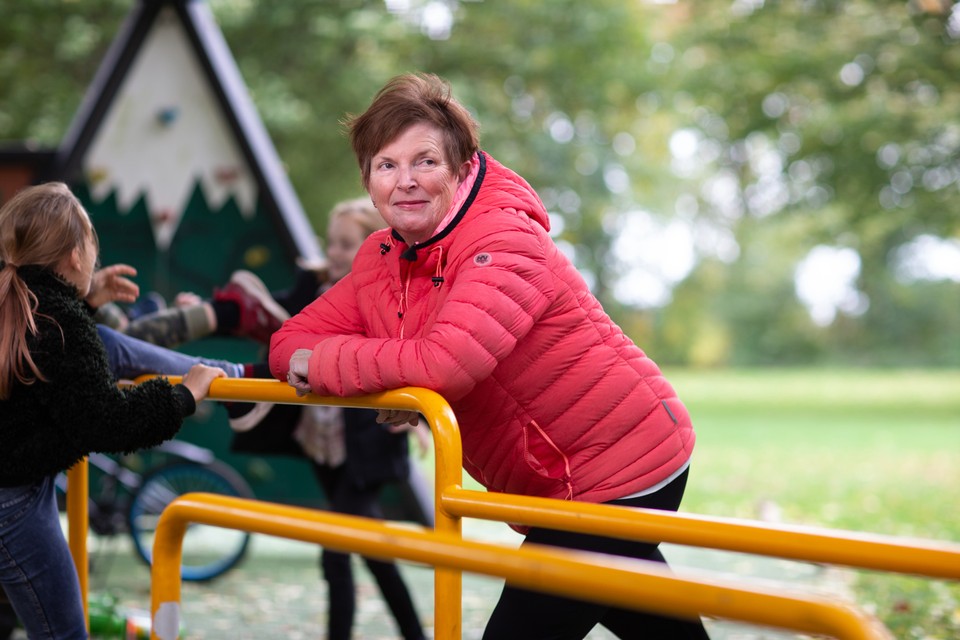 Marlies Willems-Schrijen (71) uit Guttecoven houdt zichzelf fit met onder andere gym en wandelen. 