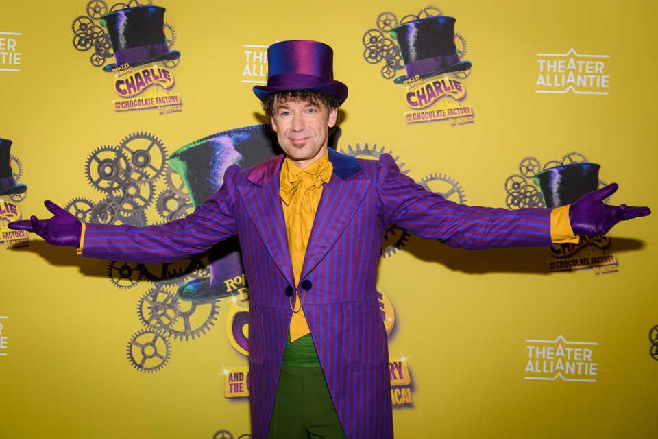 Remko Vrijdag als Willy Wonka: „Ik droomde ervan zelf ooit een gouden ticket te winnen .” 