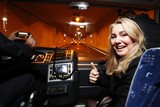 thumbnail:  Minister Melanie Schultz van Haegen (Infrastructuur en Milieu) rijdt als eerste door de nieuwe Koning Willem-Alexandertunnel bij Maastricht.