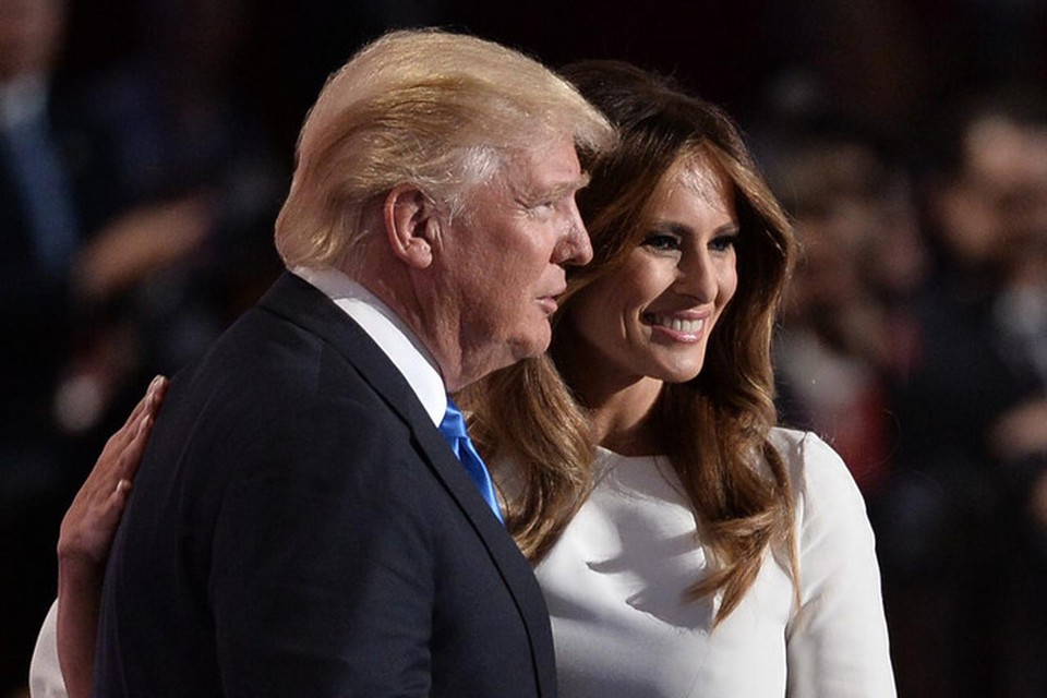 Donald en Melania Trump.