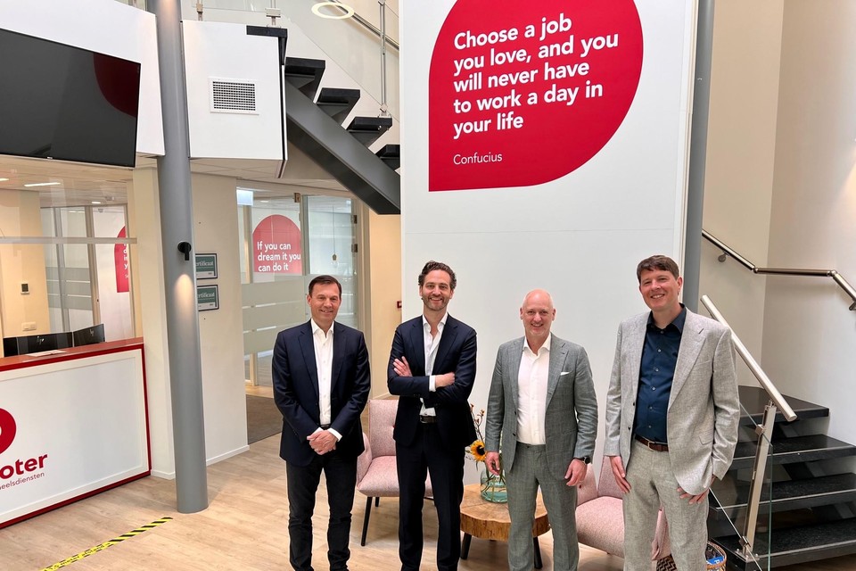 William Korstanje, Luc Prevoo, Roger Holtus en Timmie de Pooter 