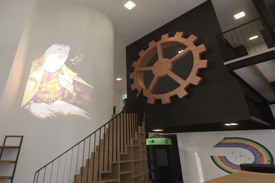 Impressie van Heerlen-Parkstad Experience, de nieuwe regionale vestiging die Visit Zuid-Limburg in mei opent in het Heerlense Maankwartier. 