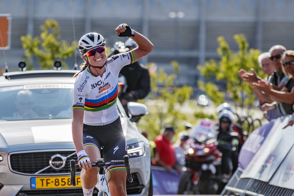 Chantal Blaak won in 2018 de etappe Sittard-Sittard. 
