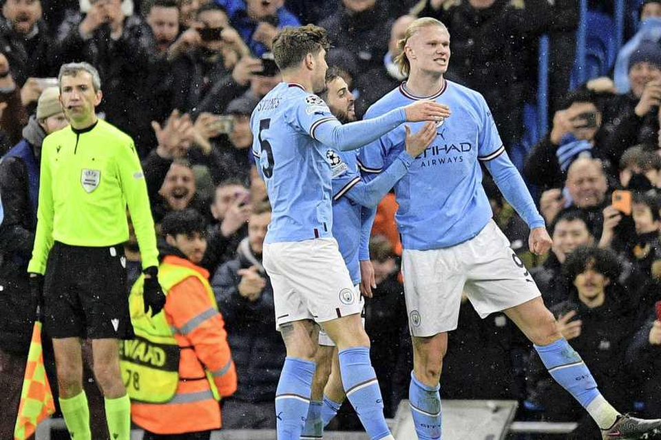 Haaland blijft maar scoren voor Manchester City.