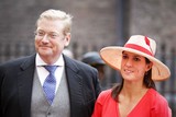 thumbnail: Minister Ard van der Steur van Justitie arriveert samen met zijn echtgenote bij de Ridderzaal op Prinsjesdag.
