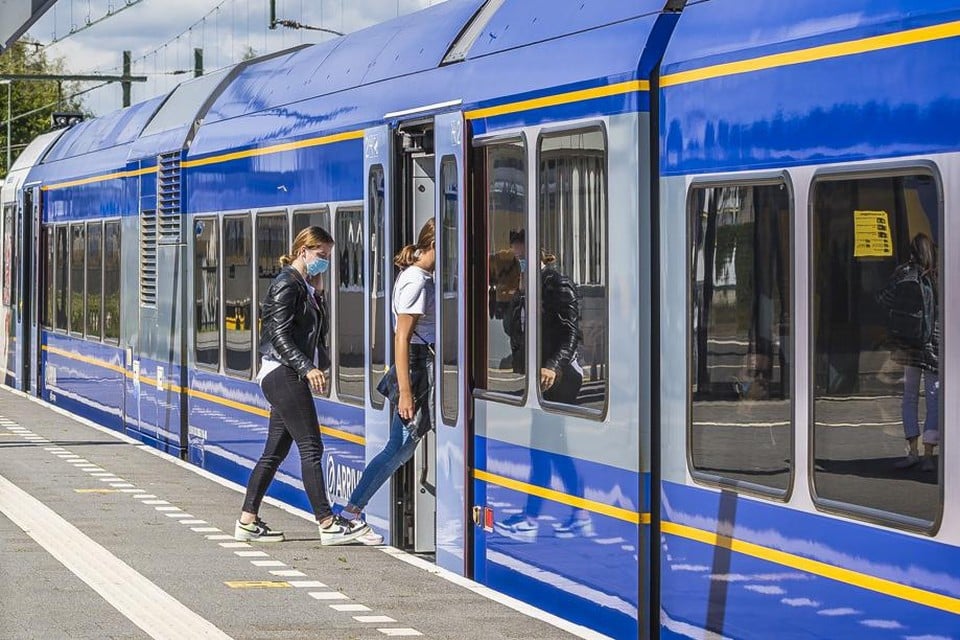 De drukte is maandag op station Blerick nergens te bekennen 