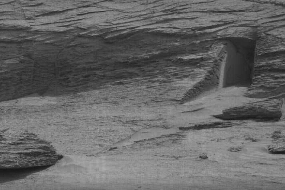 De ‘deur’ op Mars. 