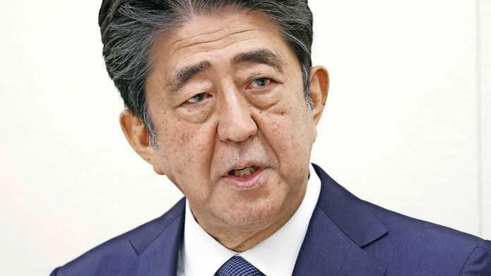 De Japanse minister-president Shinzo Abe. 
