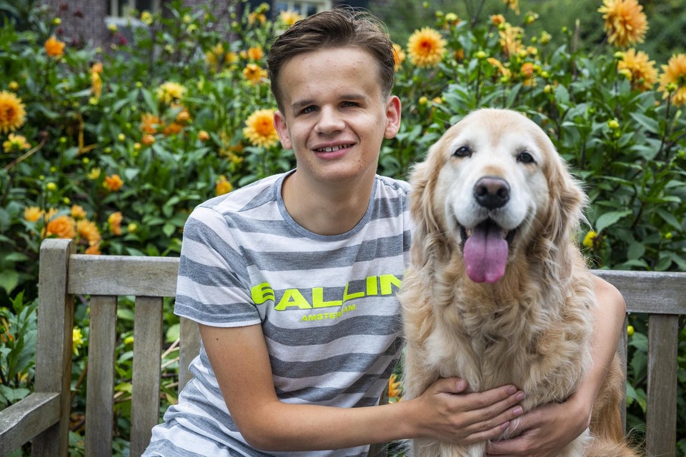 Max Vrenken is sinds zijn geboorte nagenoeg blind. 