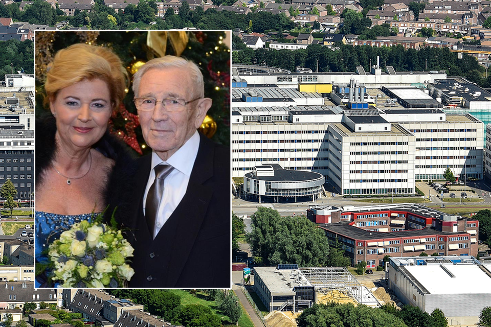 Het ziekenhuis in Maastricht. Inzet: Carla Booms en haar vader.