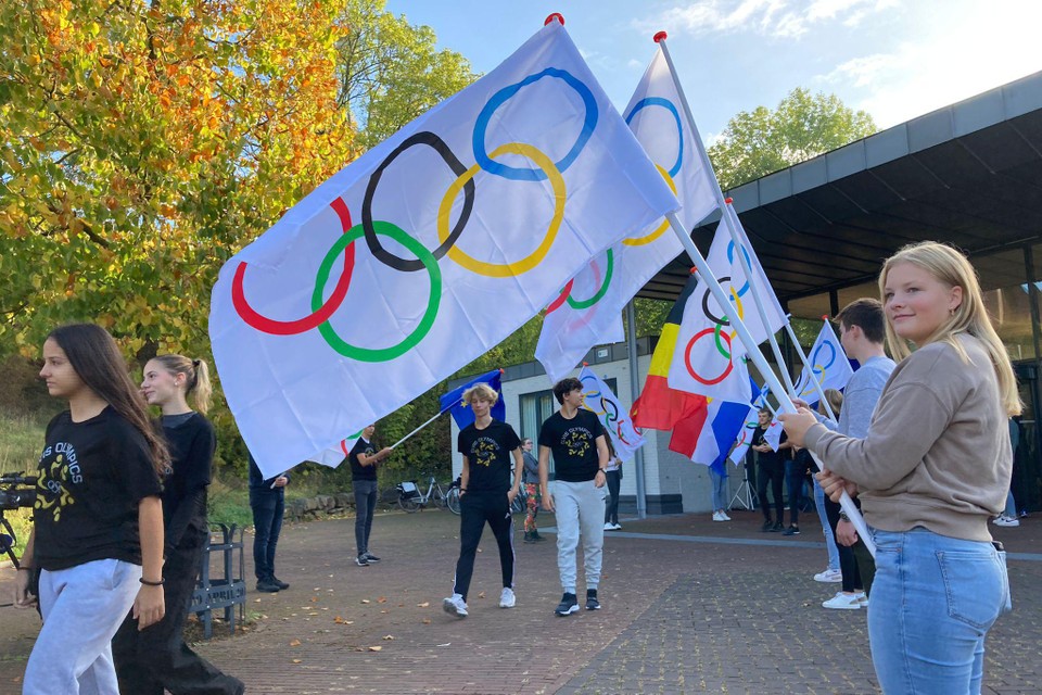 De opening van de ‘Olympische Spelen’. 