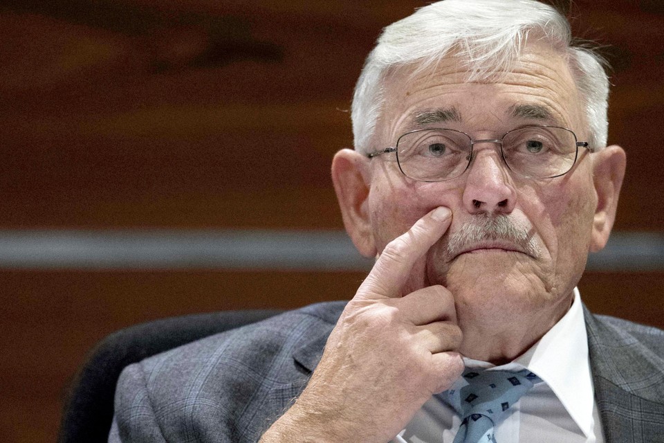 Jo Palmen tijdens een raadsvergadering in Brunssum.