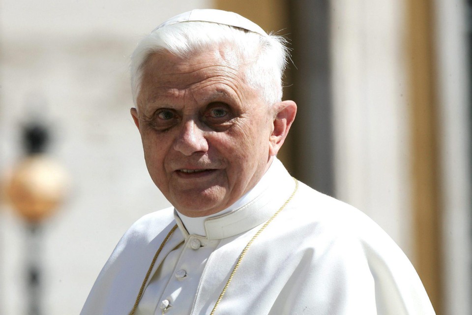 Voormalig paus Benedictus XVI, hier op een foto uit 2016.