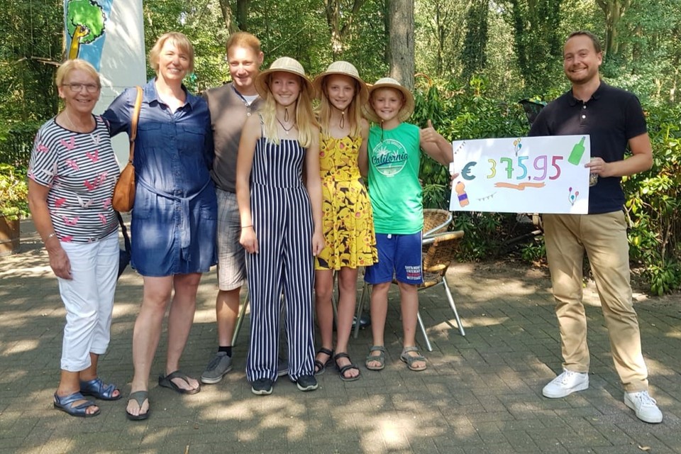 Rafke Wijnhoven was vorige week met haar familie te gast in de speeltuin. 