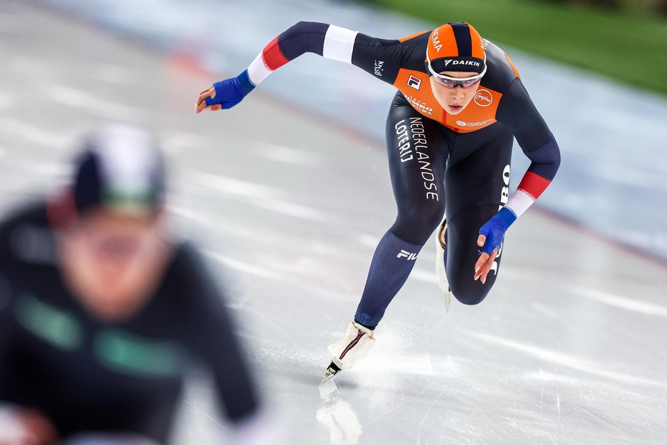 Jutta Leerdam maakt haar favorietenrol waar in Hamar.