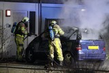 thumbnail: De brandende auto in Heerlen.