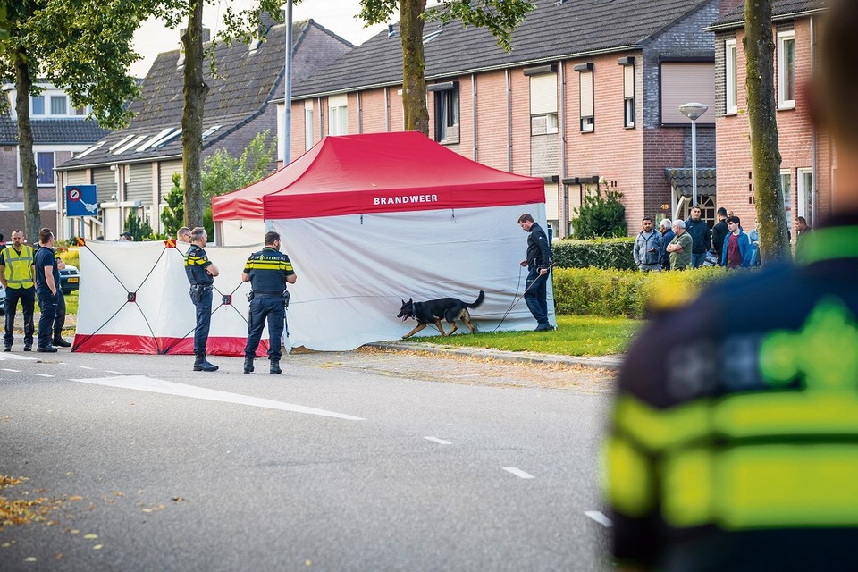 De plek waar Zengin werd doodgeschoten.